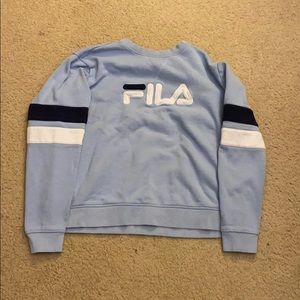 SICK fila crewneck💙🤍